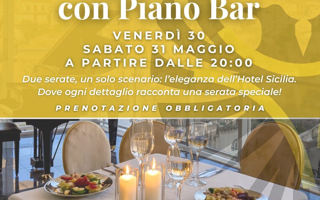 Apericena Venerdì 30 e Sabato 31 Maggio 2025 – ore 20:00